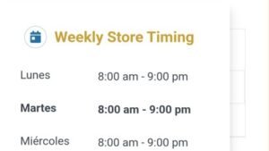 Función Horario del Vendedor en el Ecosistema Ofertas en Torreón