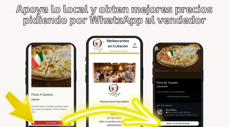 En Restaurantes en Culiacan puedes apoyar lo local y obtener mejor precio haciendo tus pedidos directamente al WhatsApp del Vendedor En Restaurantes en Culiacan puedes apoyar lo local y obtener mejor precio haciendo tus pedidos directamente al WhatsApp del Vendedor
