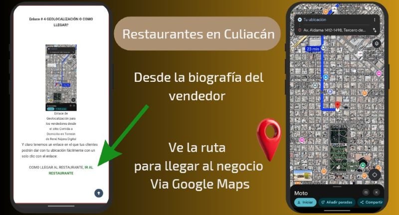 Puedes conocer la ubicacion del Restarurante de tu interes en un solo clic Puedes conocer la ubicacion del Restarurante de tu interes en un solo clic